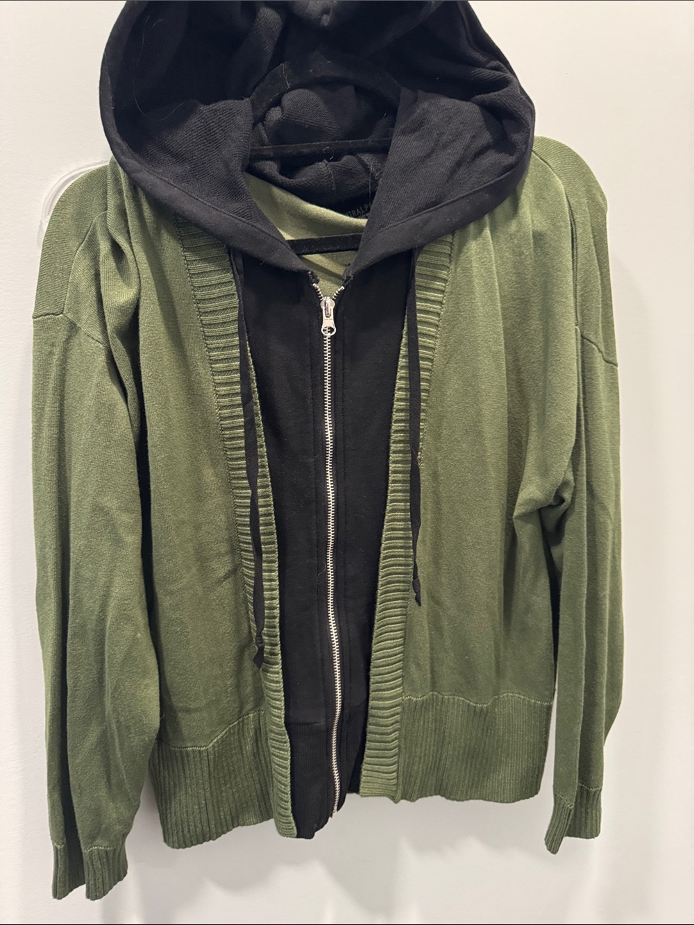Central Park west Hooded Zip Cardigan Jacket
